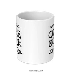 Coffee OClock Mug, Funny Coffee, Caffeine Mug, Coffee Lover Gift, Its Coffee Time, Coffee Addict Mug, Coffee Gift Idea, Mugs - Tawshia