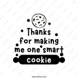 Smart Cookie Tote Bag, Teacher Gift, Appreciation Gift, Funny Tote, Book Bag, Everyday Bag, Shopping Bag, Gift for Teacher, Thank You - Tawshia