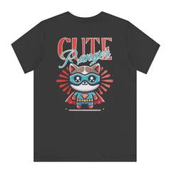 Cute Ranger Superhero Cat Graphic Print T-shirt product