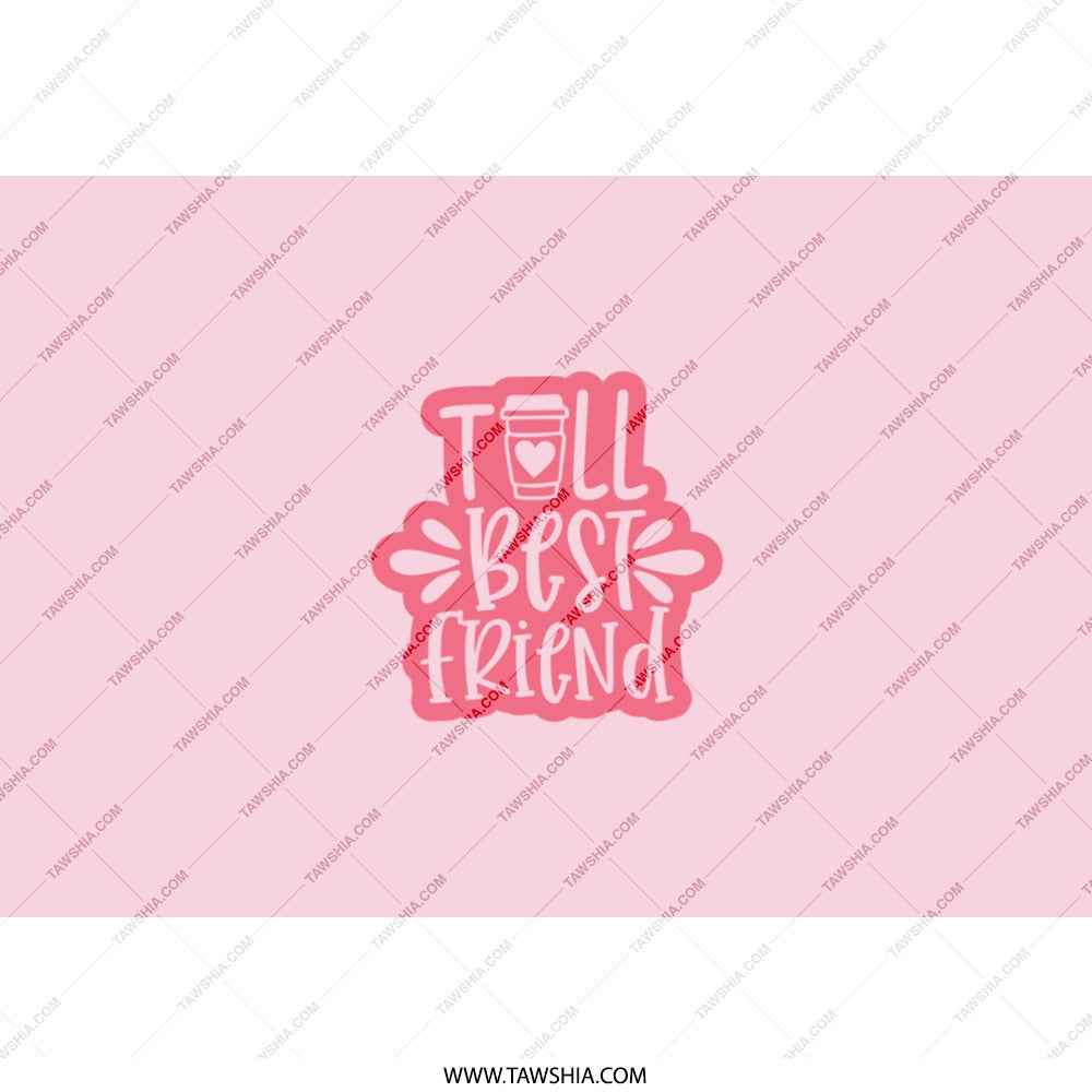 Best Friend Tumbler, Gift for Bestie, Coffee Lover, Sister Gift, Friendship Tumbler, Pink Tumbler, Gift for Her, BFF Gift Idea - Tawshia