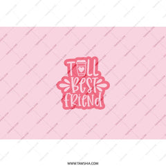 Best Friend Tumbler, Gift for Bestie, Coffee Lover, Sister Gift, Friendship Tumbler, Pink Tumbler, Gift for Her, BFF Gift Idea - Tawshia