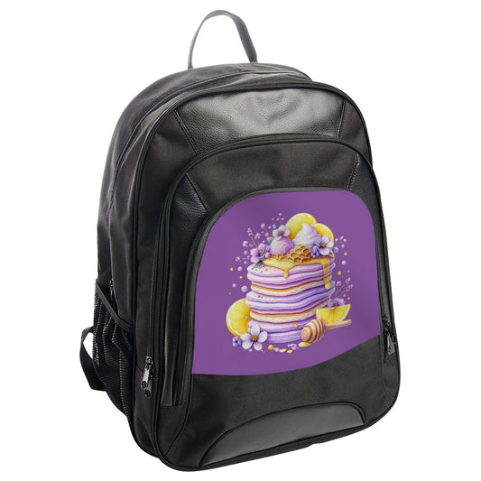 Pancake Art Backpack, Delicious Dessert Backpack, Sweet Treat Backpack, Unique School Backpack, Trendy Food Backpack - Tawshia
