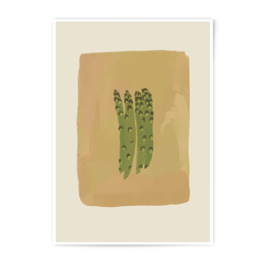 Asparagus Photographic Print, Vegetable Wall Art, Kitchen Decor, Minimalist Art Print, Modern Fine Art, Food Art, Botanical Art - Tawshia