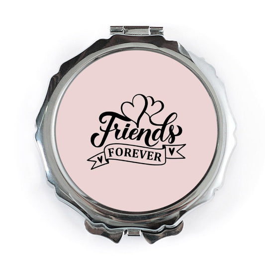 Friends Forever Pocket Mirror, Best Friends, Friendship Gift, Personalized Gift, Pocket Makeup Mirror, Compact Mirror, Gift For Her - Tawshia