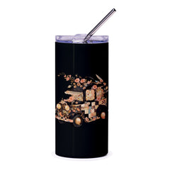 Floral Car Tumbler, Vintage Car Tumbler, Unique Tumbler Design, Car Lover Gift, Aesthetic Tumbler, Floral Tumbler, Cute Tumbler - Tawshia