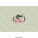 She's My Bestie Tumbler, Best Friend Gift, Friendship Tumbler, BFF Tumbler, Gift for Her, Novelty Drinkware, Tumbler with Straw - Tawshia