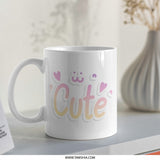 Cute Mug, Kawaii Style Mug, Adorable Mug, Gift For Her, Coffee Mug, Tea Mug, Unique Mug, Cute Cat Design Mug, Kawaii Gift Mug - Tawshia