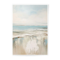 Abstract Seascape Photographic Print, Coastal Art, Beach Painting, Ocean Art Print, Minimalist Art, Home Decor, Wall Art, Beach House Decor - Tawshia