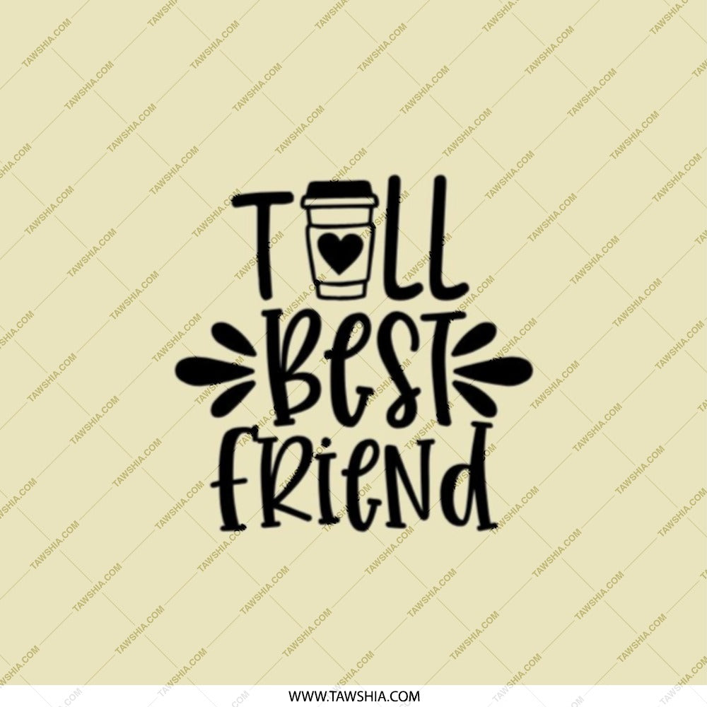 Best Friend Pocket Mirror, Coffee Lover Gift, Friendship Gift, Cute Mirror for Her, Compact Mirror, Gift for Bestie, Mirror for Purse - Tawshia
