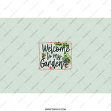 Welcome To My Garden Tumbler, Garden Lover Gift, Plant Tumbler, Cute Tumbler, Gardener Tumbler, Gift for Her, Tumblers with Straw - Tawshia