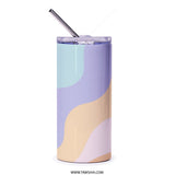 Cute Ice Cream Tumbler, Kawaii Drinkware, Pastel Aesthetic Tumbler, Summer Gift, Fun Tumbler, Iced Coffee Tumbler, Stylish Tumbler - Tawshia
