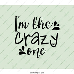 Crazy One Backpack, Funny Backpack, Slogan Backpack, Quote Backpack, Gift Idea Backpack, Unique Backpack, Stylish Backpack - Tawshia
