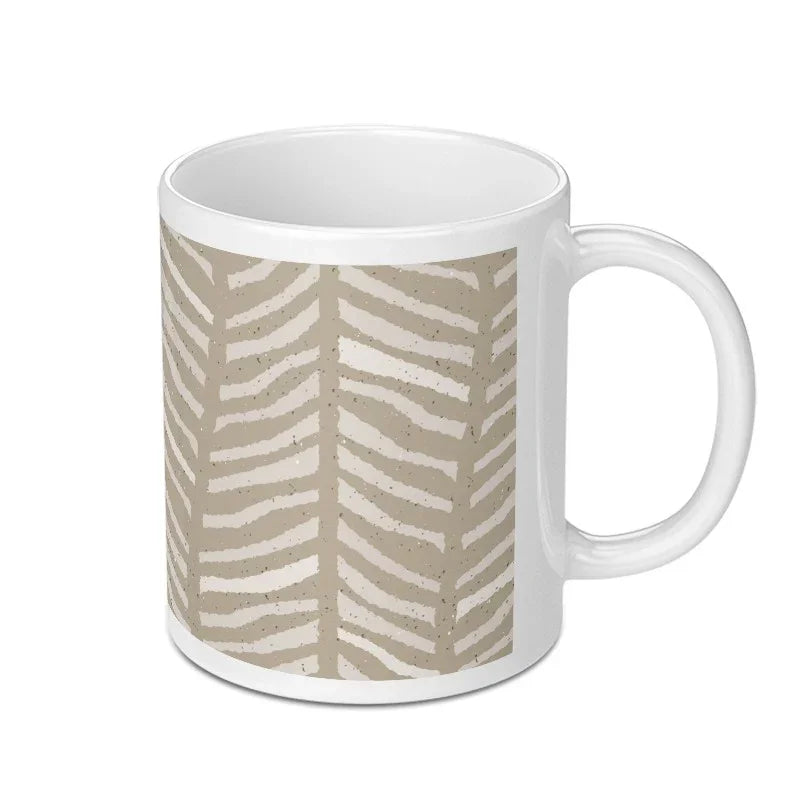 Stylish Abstract Pattern on White Coffee Mug product