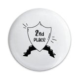2nd Place Pinback Button, Achievement Award, Competition Prize, Second Place Winner Button, Recognition Gift, Achievement Button - Tawshia