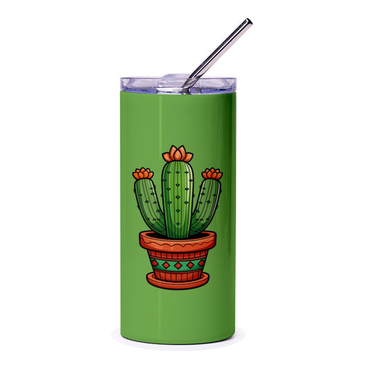 Cactus Tumbler, Succulent Tumbler, Plant Tumbler, Desert Tumbler, Botanical Tumbler, Cute Tumbler, Gift Tumbler, Tumbler with Straw - Tawshia