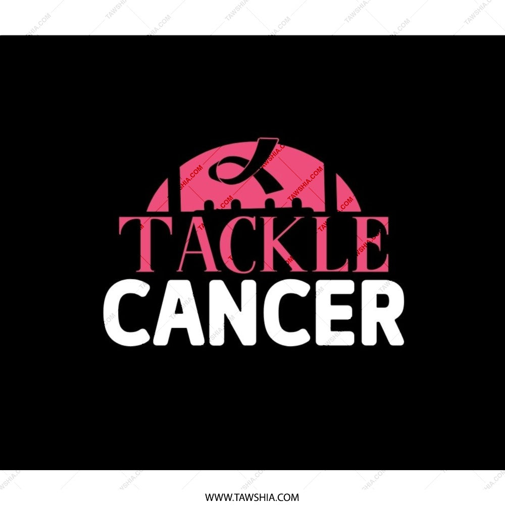 Tackle Cancer Backpack, Cancer Awareness Backpack, Support Cancer Awareness Backpack, Pink Ribbon Backpack, Charity Backpack - Tawshia