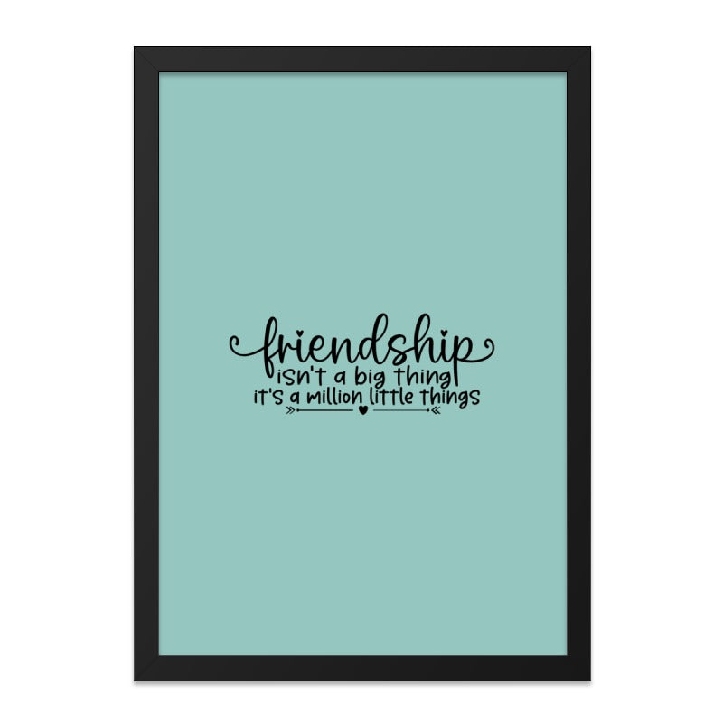 Friendship Wall Art, Motivational Print, Home Decor, Inspirational Quote, Friendship Gift, Best Friend Art, Minimalist Design - Tawshia