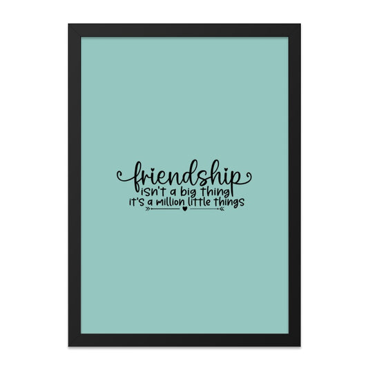 Friendship Wall Art, Motivational Print, Home Decor, Inspirational Quote, Friendship Gift, Best Friend Art, Minimalist Design - Tawshia