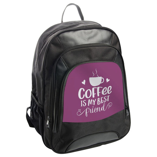 Coffee is My Best Friend Backpack, Gift for Coffee Lovers, Cute Backpacks, Coffee Cup Design - Tawshia