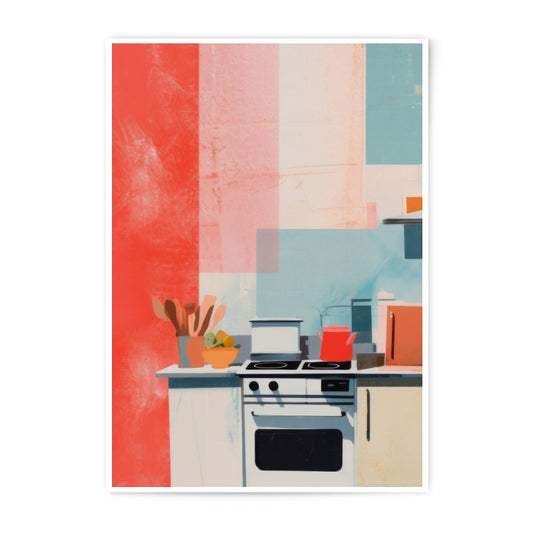 Kitchen Art Photographic Print, Modern Kitchen Wall Art, Home Decor Print, Colorful Kitchen Print, Kitchen Still Life Print - Tawshia