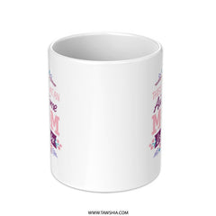 Awesome Mom Floral Design Coffee Mug product type