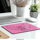 Best Friends Forever Mouse Pad, Friendship Quote Mousepad, Cute Heart Mouse Pad, Friends Gift Idea, Desk Accessory - Tawshia