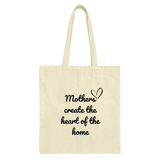 Mothers Heart Tote Bag, Mom Gift Bag, Mothers Day Present, Everyday Shopping Bag, Reusable Grocery Bag, Cute Gift Idea - Tawshia