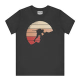 Retro Mountain Sunset Climbing T-Shirt product type
