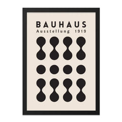 Bauhaus Exhibition 1919 Wall Art, Mid Century Modern Print, Geometric Art Poster, Minimalist Home Decor, Abstract Shapes Artwork - Tawshia