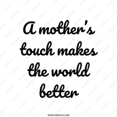 Mothers Touch Tote Bag, Mom Gift, Everyday Tote, Mom Appreciation, Quote Tote, Gift for Mother, Reusable Bag, Shopping Bag, Canvas Bag - Tawshia
