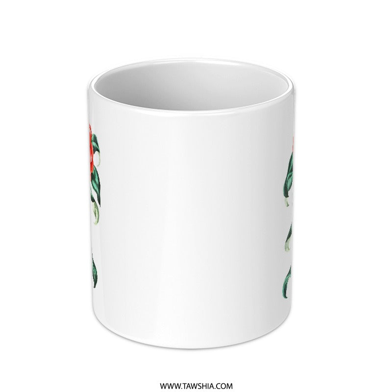 Camellia Japonica Mug, Floral Mug, Botanical Mug, Flower Lover Gift, Vintage Mug, Garden Mug, Tea Cup, Coffee Mug, Gift Idea - Tawshia
