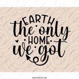 Earth The Only Home Mouse Pad, Quote Mousepad, Environment Mousepad, Motivational Mousepad, Office Decor, Desk Accessories, Home Decor - Tawshia
