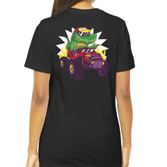 Dinosaur Driving Monster Truck Graphic Tee product