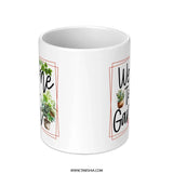 Welcome to My Garden Mug, Plant Lover Gift, Gardening Coffee Mug, Home Decor, Gift For Gardener, Cute Plant Mom Mug, Houseplant Mug - Tawshia