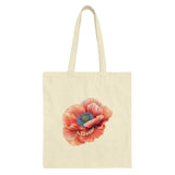 Floral Poppy Print Eco-Friendly Tote Bag product type