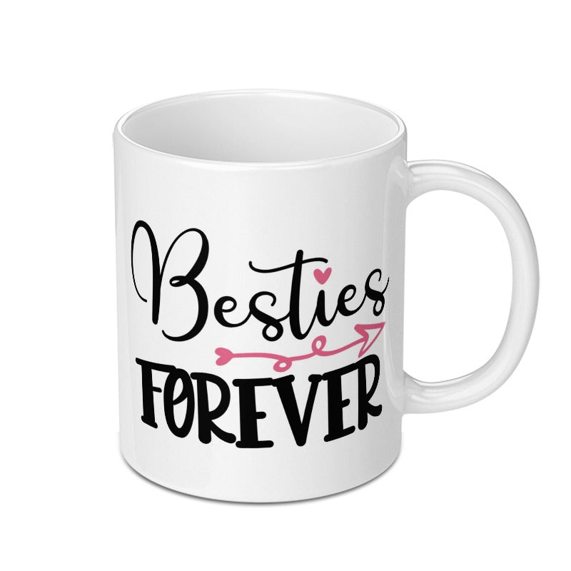 Besties Forever Mug, Friend Gift Idea, Friendship Mug, Best Friend Coffee Mug, Funny Best Friend Gift, Gift For Best Friend, Bestie Mug - Tawshia