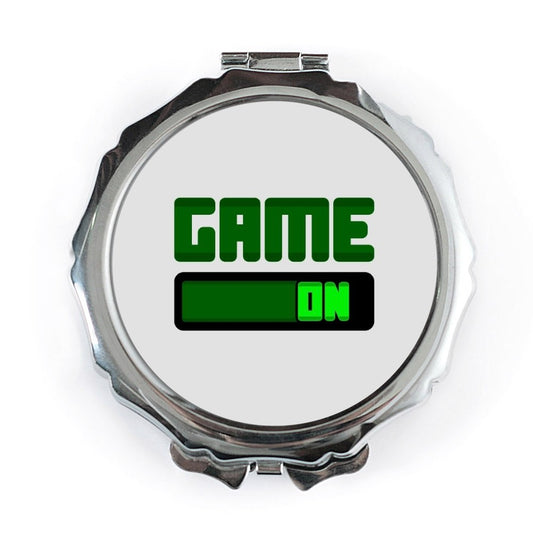 Game On Pocket Mirror, Gamer Gift, Video Game Lover, Gaming Accessory, Gift For Gamers, Pocket Mirror For Purse - Tawshia