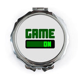 Game On Pocket Mirror, Gamer Gift, Video Game Lover, Gaming Accessory, Gift For Gamers, Pocket Mirror For Purse - Tawshia
