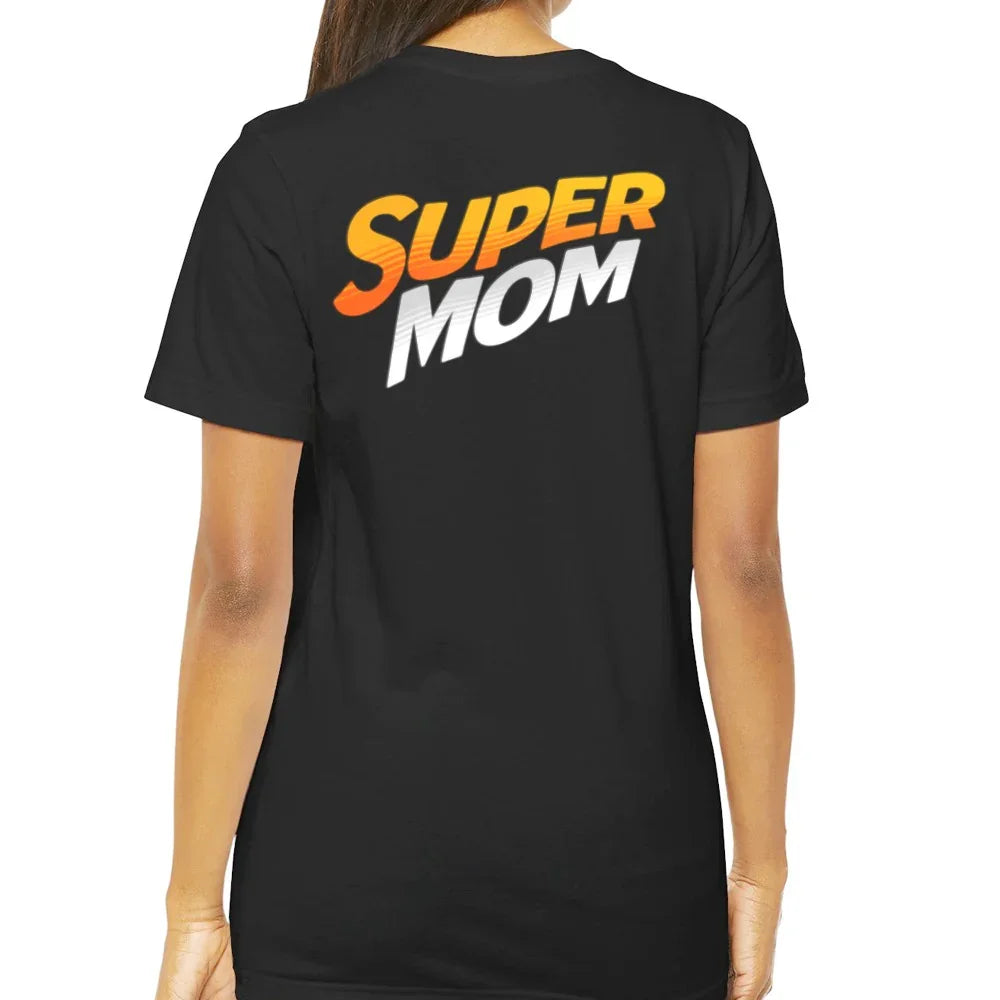 Super Mom Graphic Tee Strong Mom Inspired Product