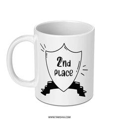 2nd Place Mug, Second Place Prize, Runner Up Gift, Competition Mug, Achievement Mug, Gift for Him, Gift for Her, Custom Mug - Tawshia
