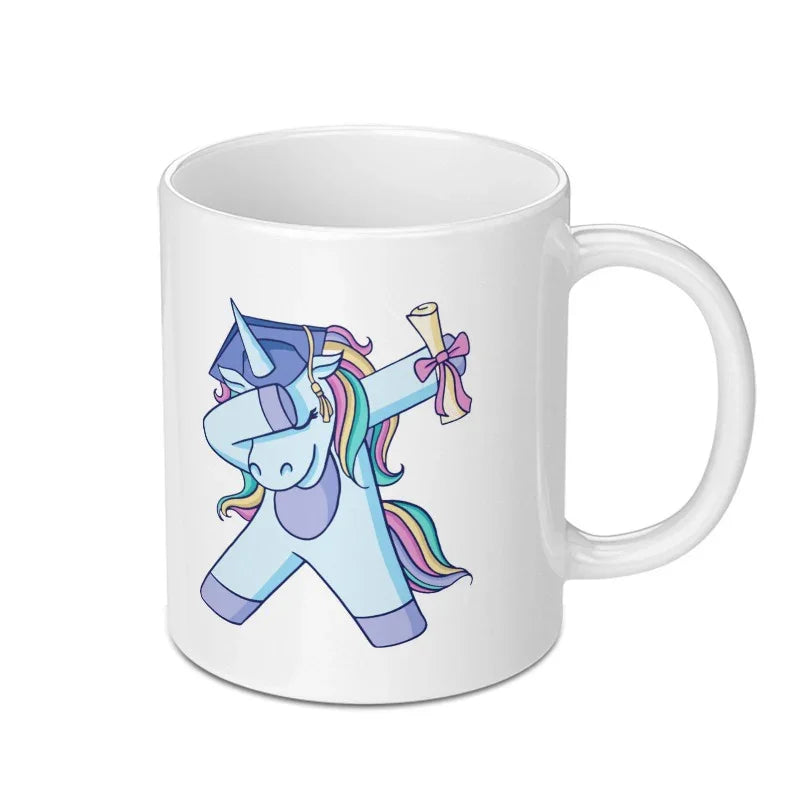 Unicorn Dabbing Graduation Design Coffee Mug product