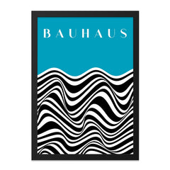 Bauhaus Wall Art, Abstract Print, Modernist Poster, Wavy Lines Art, Home Decor, Office Wall Art, Bauhaus Decor, Minimalist Print - Tawshia
