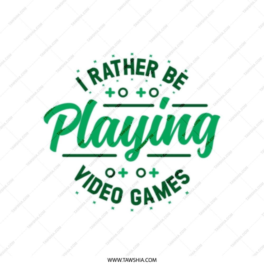 Gamer Tote Bag, I Rather Be Playing Video Games, Gift for Gamers, Geeky Tote, Novelty Tote, Gaming Lover Gift, Video Game Tote - Tawshia