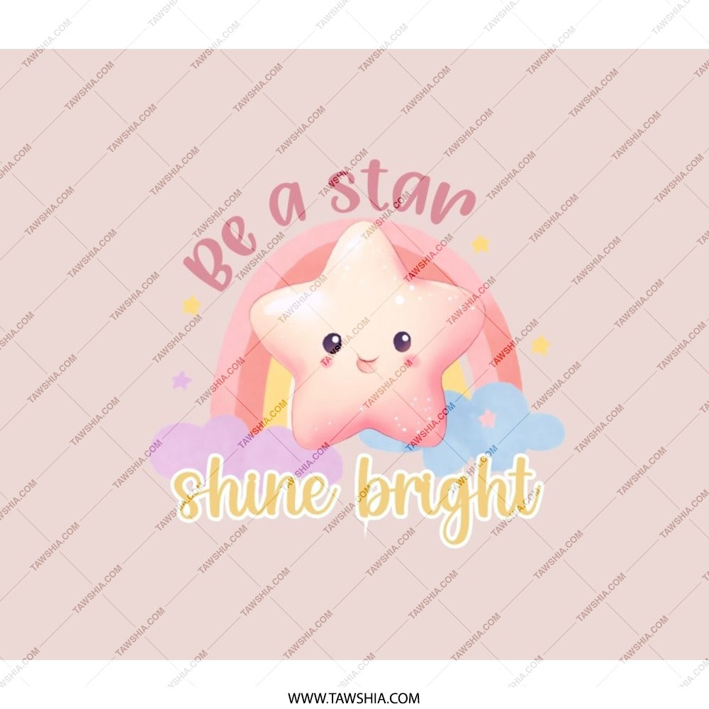 Be A Star Backpack, Shine Bright, Cute Star, Rainbow Backpack, Back To School, Kawaii Backpack, Unique Gift Backpack, Trendy Backpack - Tawshia