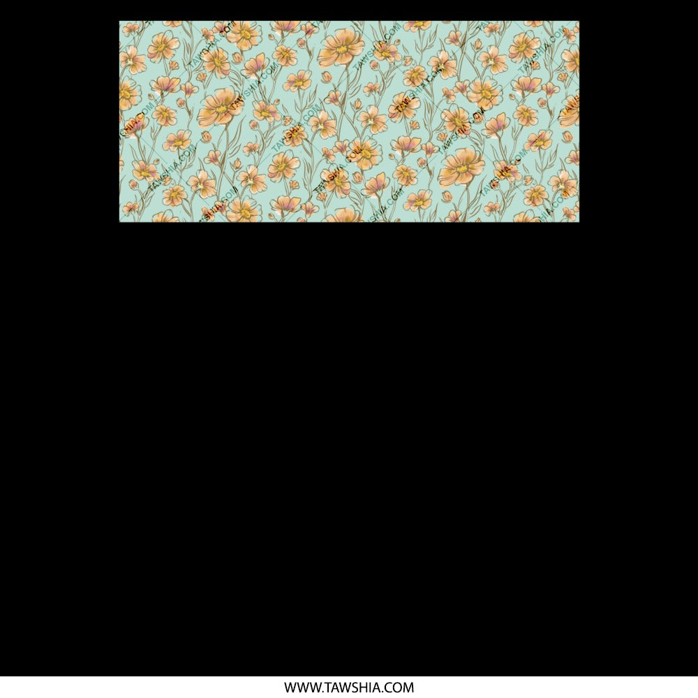 Beautiful Vintage Floral Pattern Fabric product