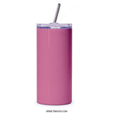 Cute Anime Girl Tumbler, Hello There Tumbler, Kawaii Tumbler, Stay Cute Tumbler, Sparkly Tumbler, Pink Tumbler, Gift for Girl - Tawshia