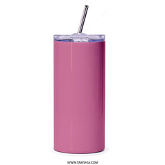 Cute Anime Girl Tumbler, Hello There Tumbler, Kawaii Tumbler, Stay Cute Tumbler, Sparkly Tumbler, Pink Tumbler, Gift for Girl - Tawshia