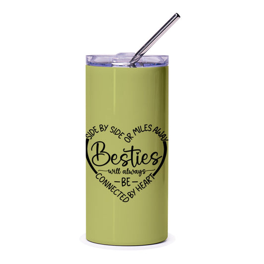 Besties Tumbler, Friends Tumbler, Long Distance Friendship Gift, Sister Tumbler, Best Friend Tumbler, Travel Mug, Besties Forever - Tawshia