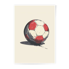 Soccer Ball Photographic Print, Sports Decor, Kids Room Art, Man Cave Art, Sport Gift, Modern Art Print, Minimalist Wall Art - Tawshia