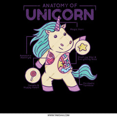 Anatomy of Unicorn Shirt Cute Illustration Shirt product